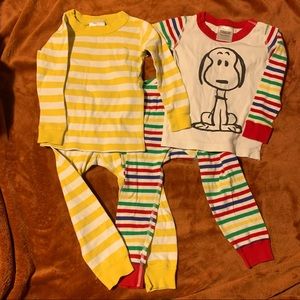 Hanna Andersson pajamas bundle size 3/90